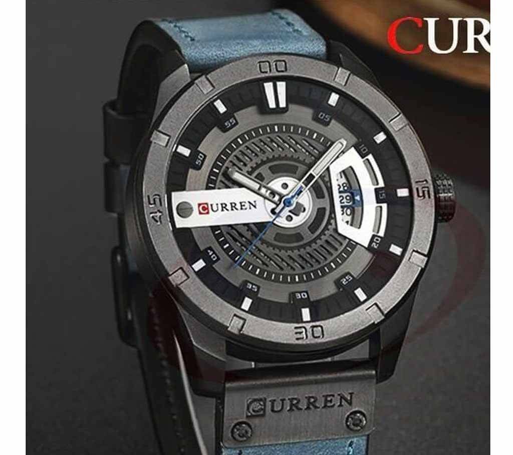 CURREN 8301 Men Date Display Leather Creative Quartz Wrist Watches Top Brand-2019