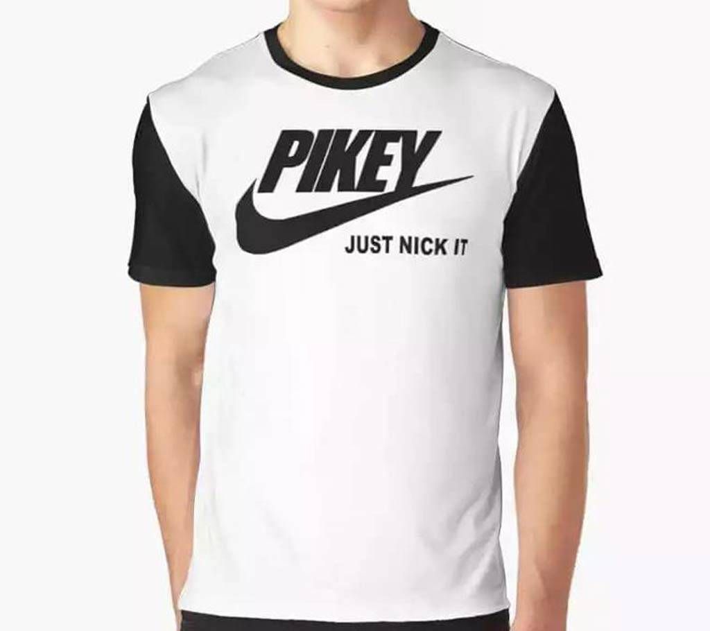 Nikey Half Sleeve slim fit cotton t-shirt