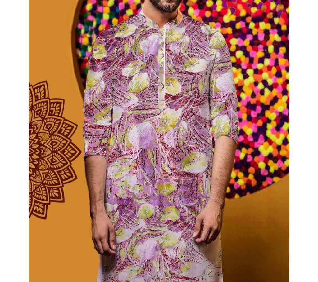 Semi Long Cotton Punjabi for men - FA010