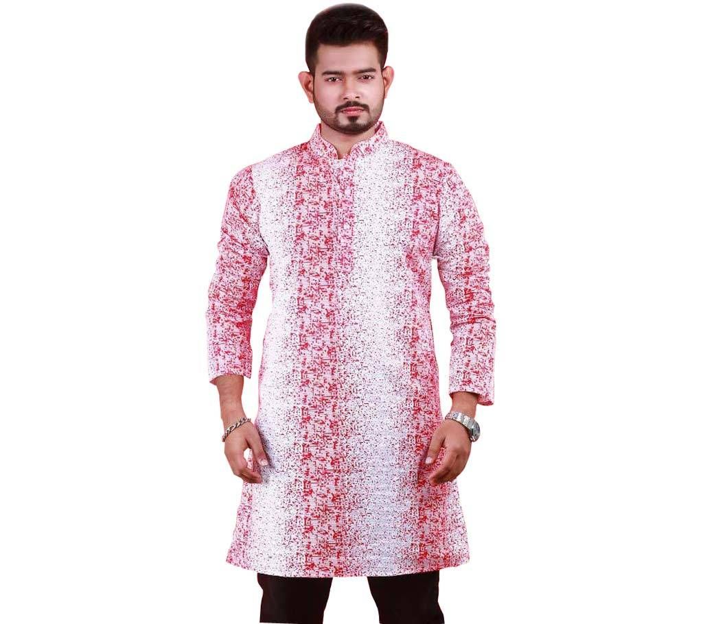 Boishakhi Cotton Semi Long Panjabi