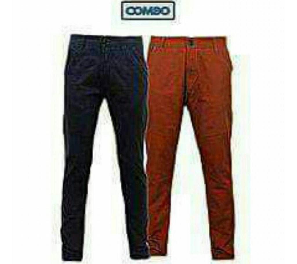 Gabardine Pants for men - 2 Pcs Combo Offer