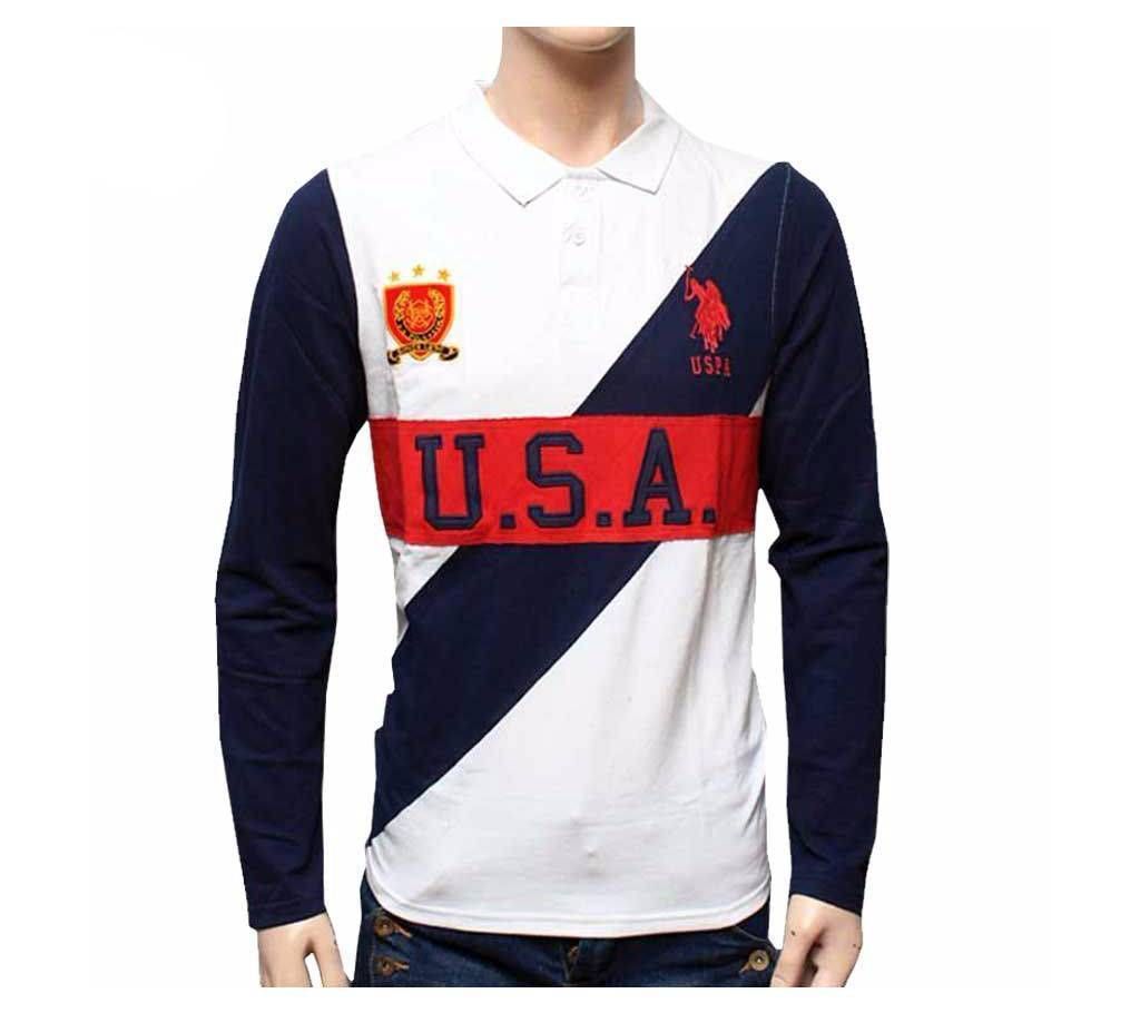 Full Sleeve US Polo Shirt (Replica)