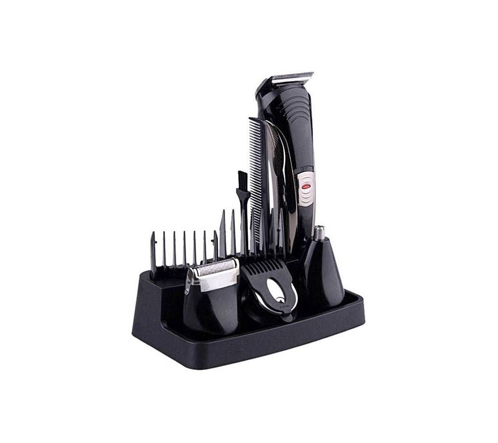 Kemei Km-590A 7-In-1 Multi-Function Rechargeable Trimmer - Black