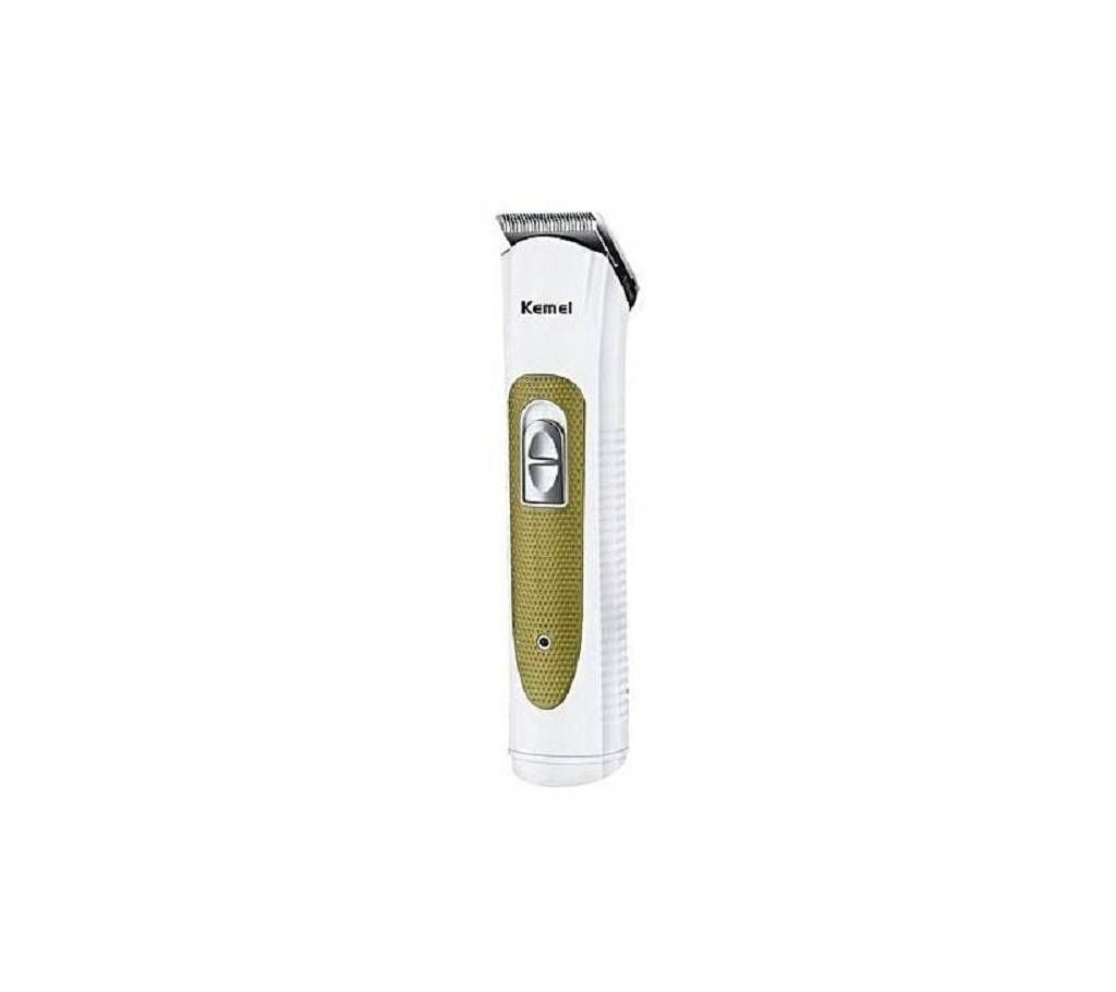 Kemei KM-7013 - Electronic Trimmer - White and Olive