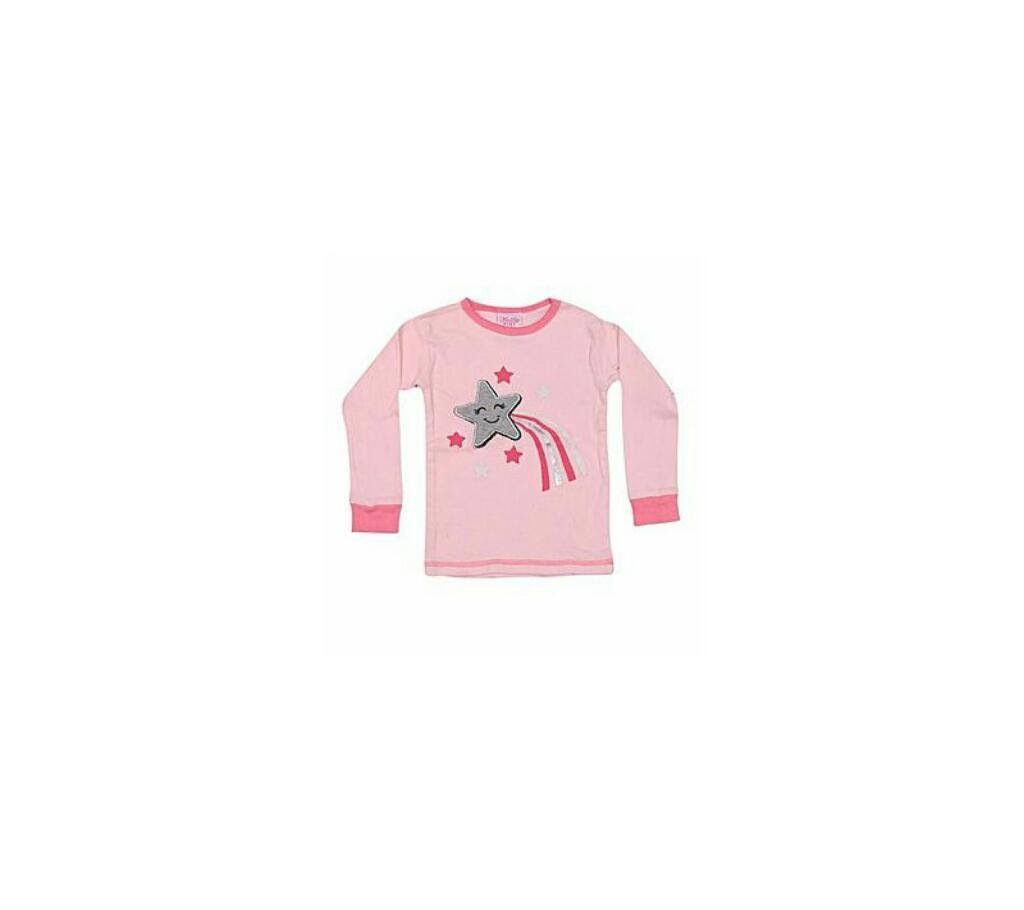 pink cotton T-shirt for girls