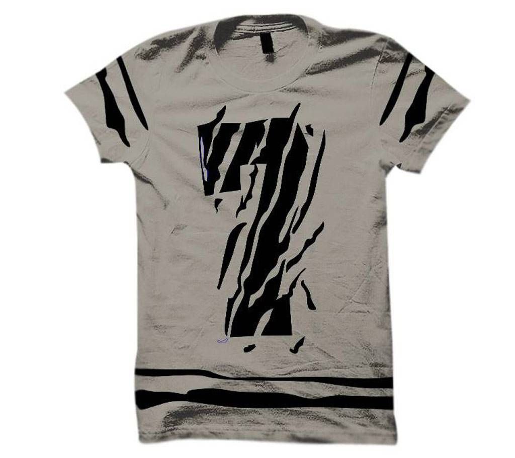 Lucky Seven printed round neck t shirt for men 