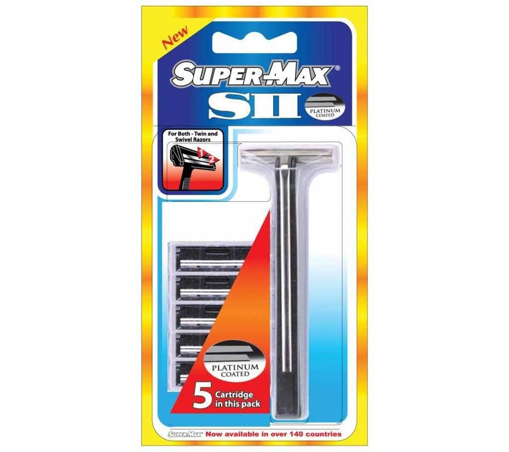 SuperMax SII Razor With 5 Blade Cartridge