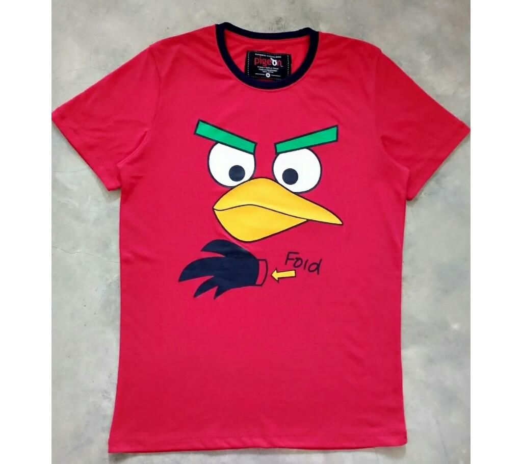Angry bird printed t shirt for men 