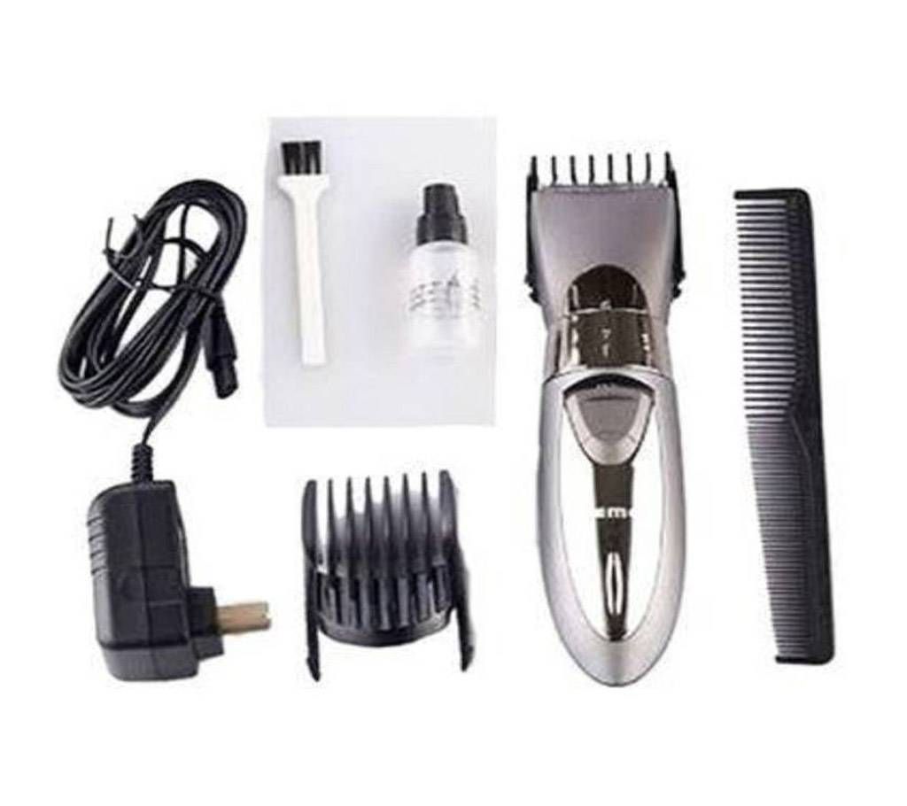 Washable Rechargeable Trimmer KM-605 - Silver.