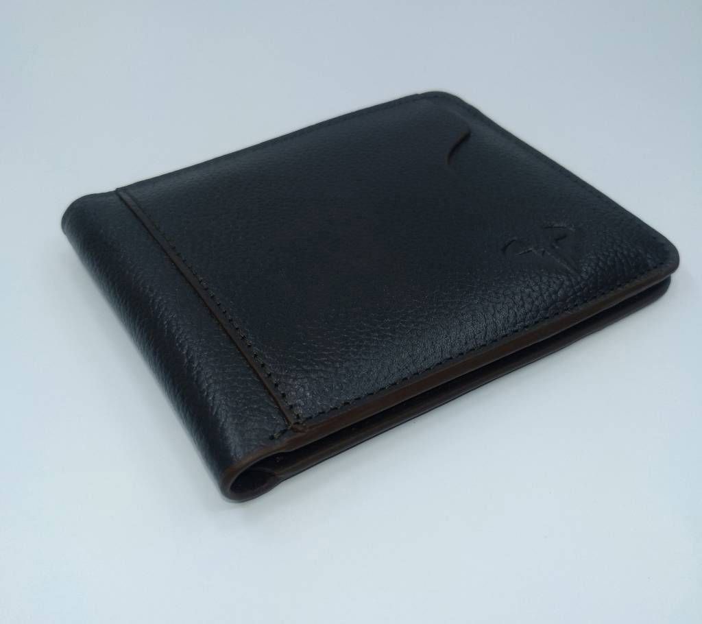L&S Brown Pound Leather Wallet 