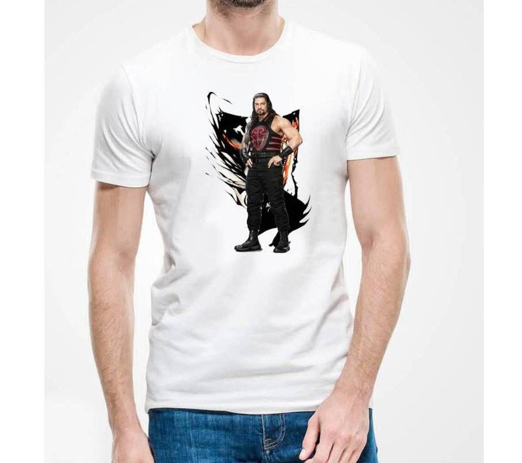 Mens Round Neck Polyester T-Shirt