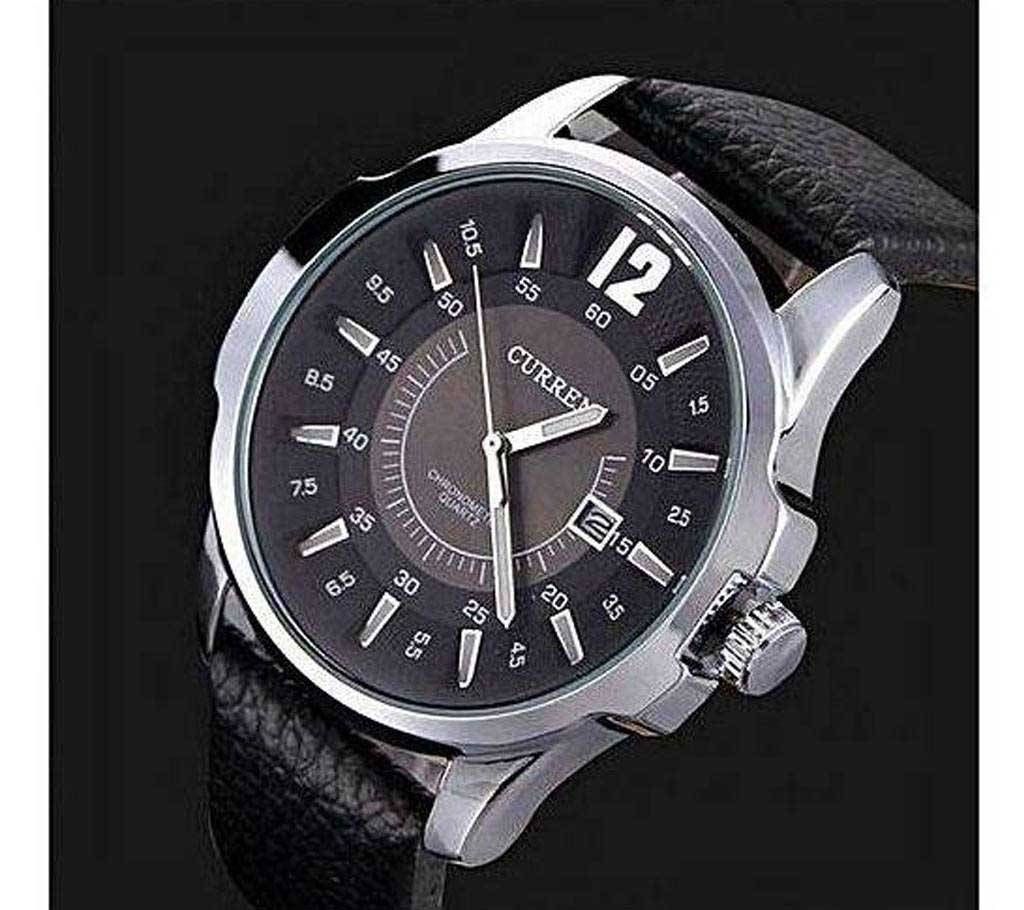 PU Leather GENTS ANALOG WRISTWATCH