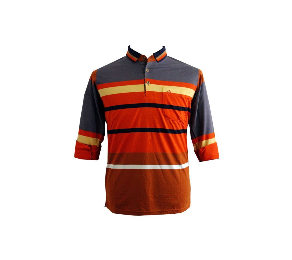 Long Sleeve Casual Polo-Shirt