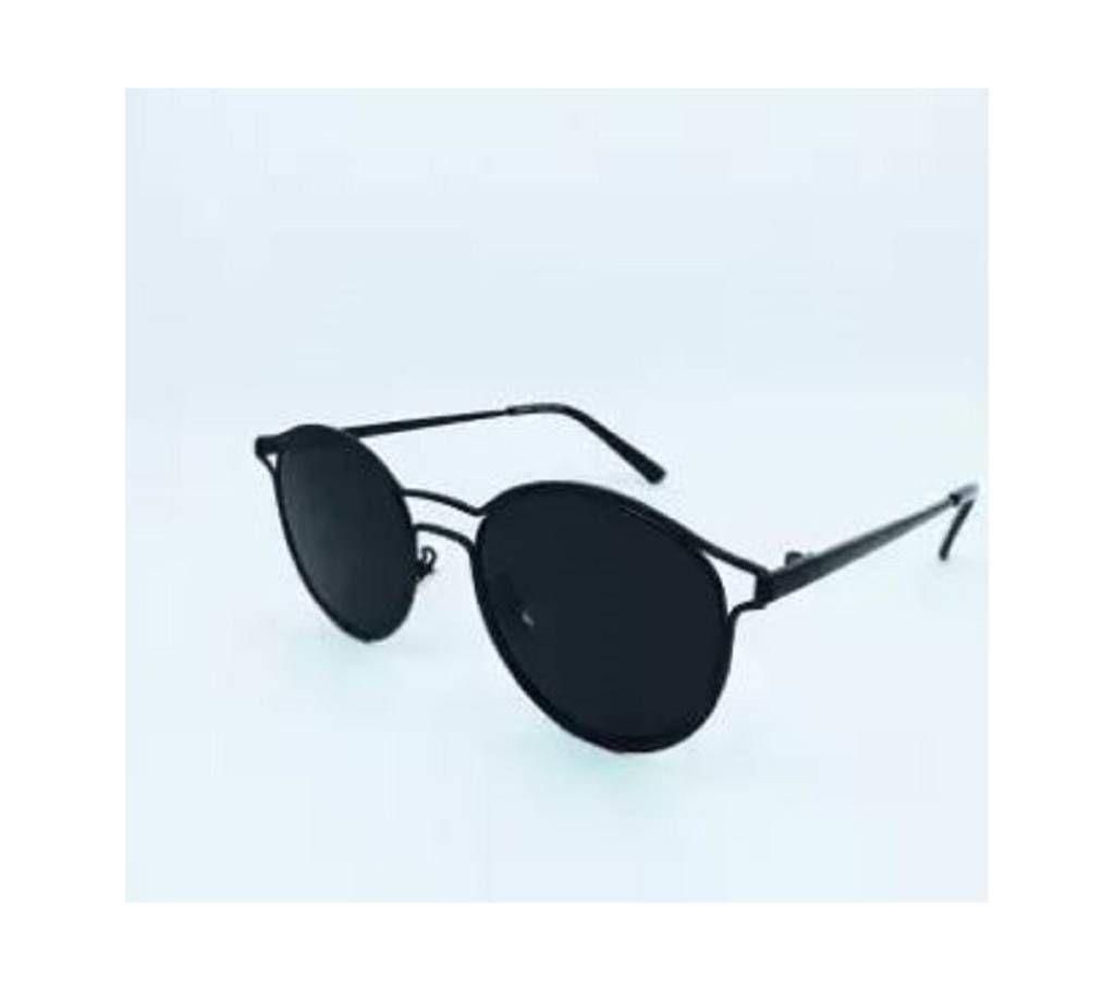 Oval Shaped Black Sunglass for Men
