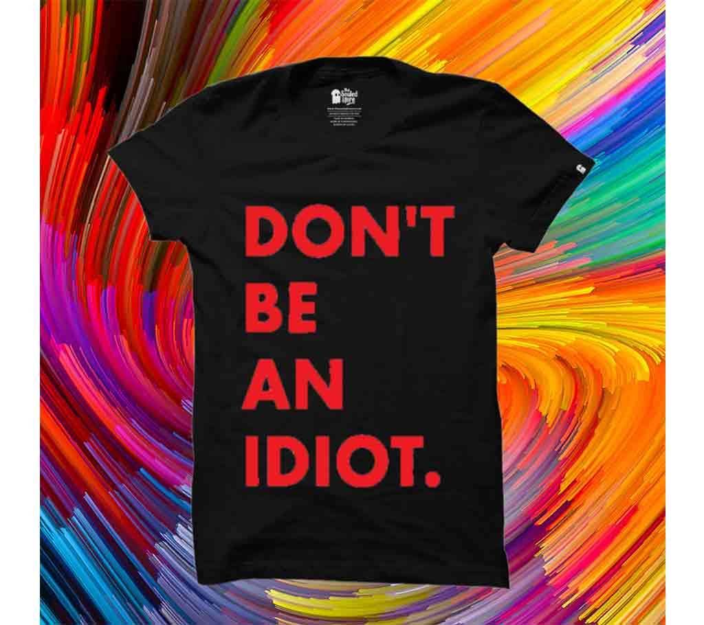 Gents Summer T-Shirt - Idiot