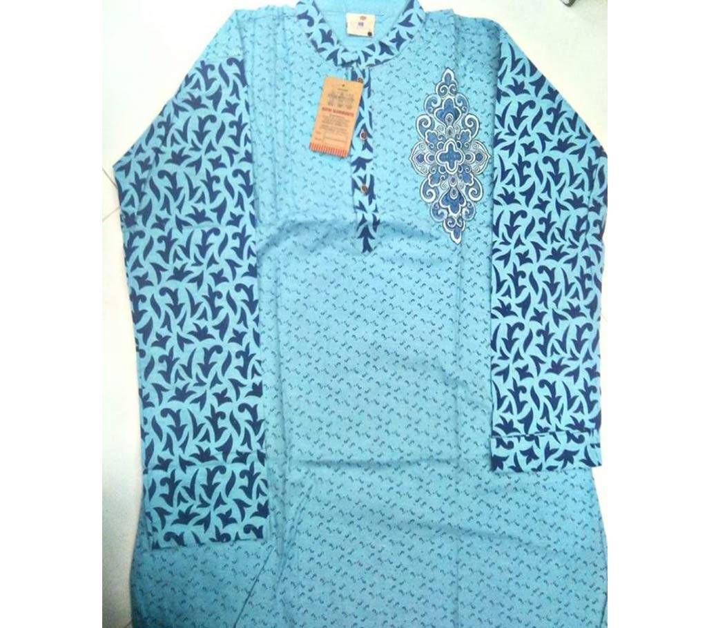 100% Cotton Semi Long Disk Print Print Punjabi