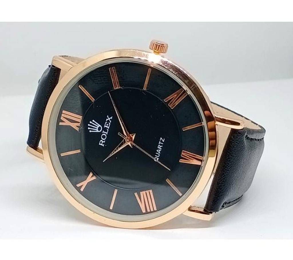 Mens Pu Leather Watch 