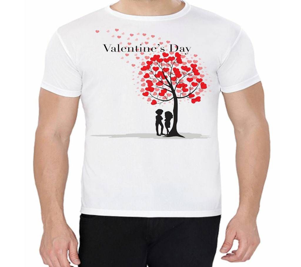 Love Couple - Half Sleeve T-shirt For Men