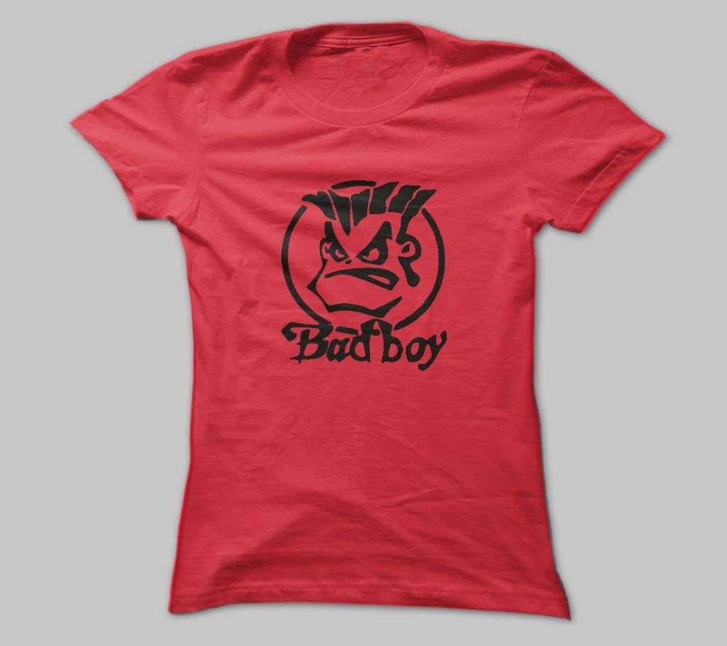 Bad Boy RED COTTON TSHIRT FOR MEN