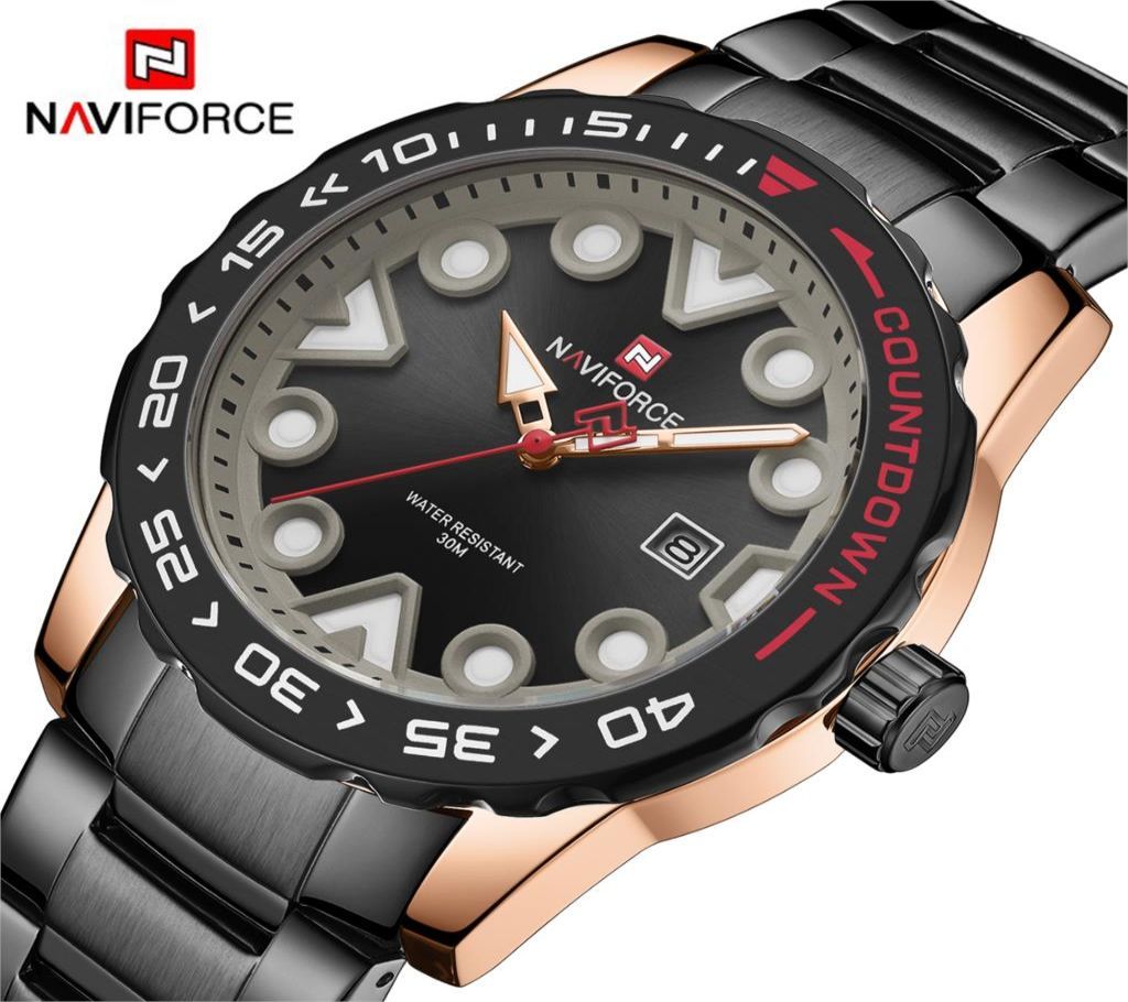 Naviforce 9178  Original Black Watch For Men