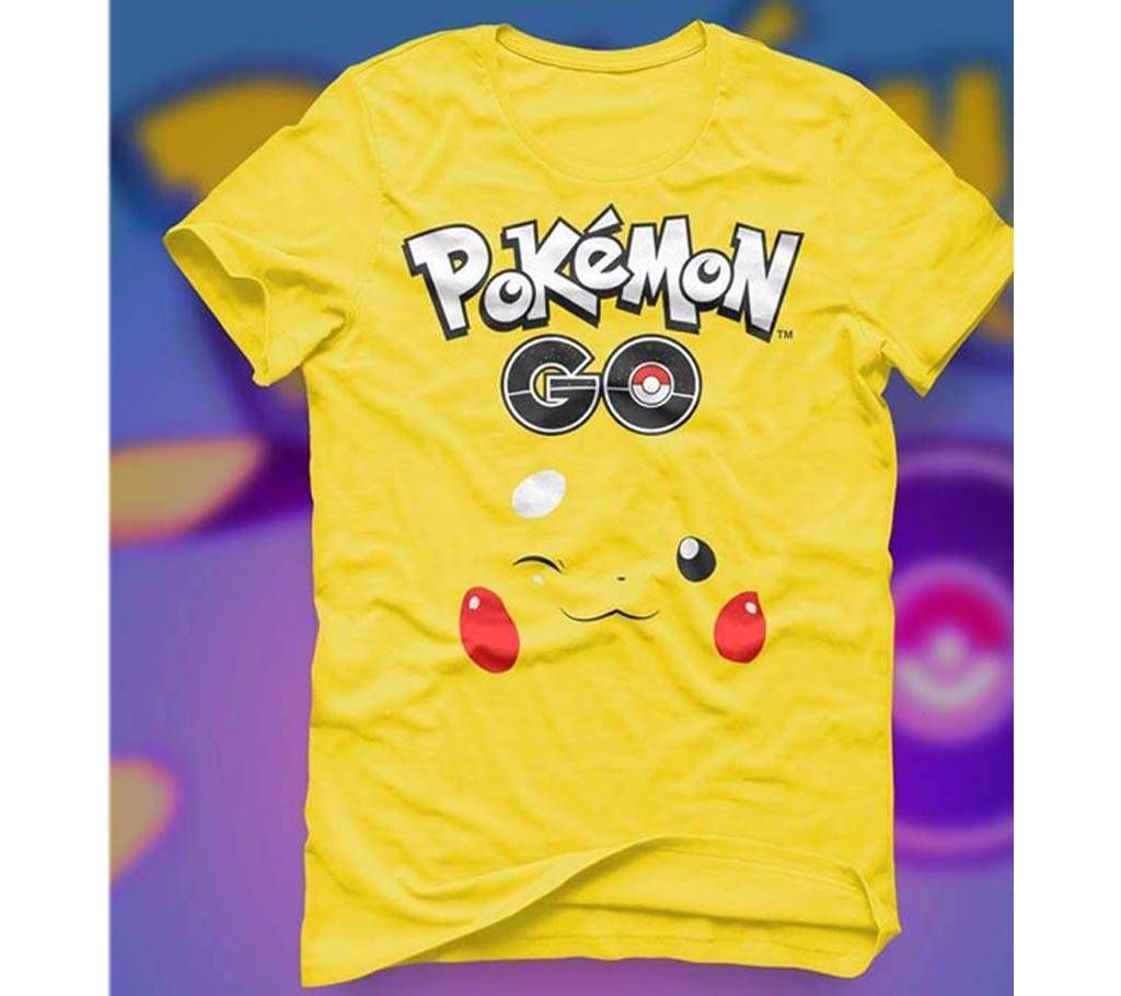 "Pokemon" Gents half sleeve cotton t-shirt 
