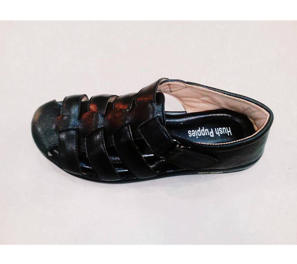 Mens full leather sandal shoe