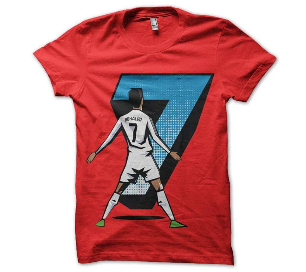 CR7 Men's Cotton Round Neck T-Shirt