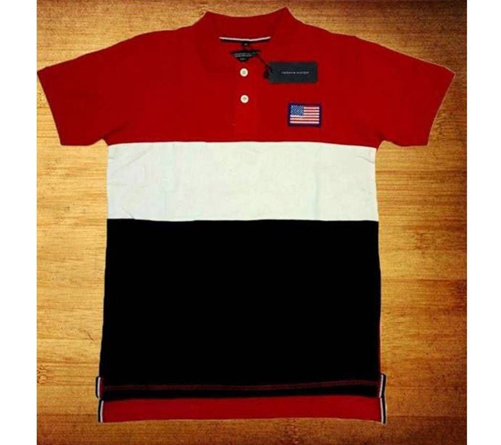 Multi Color Mens Polo Shirt