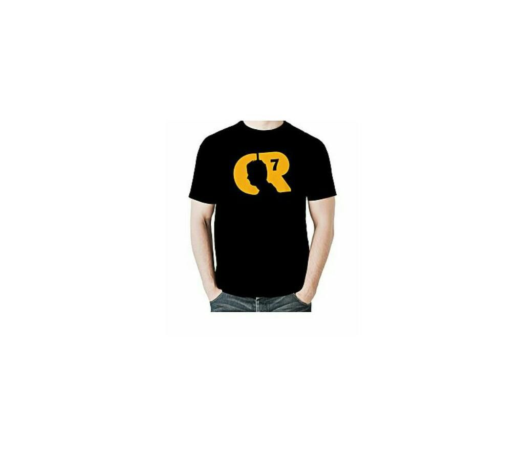 Black cotton cr7 T-shirt