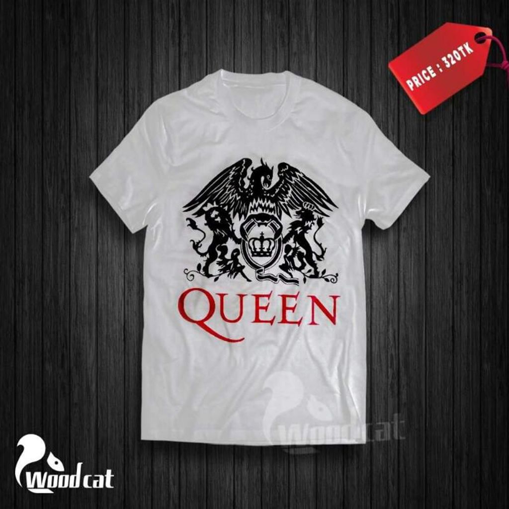 QUEEN Half Sleeve T-Shirt For Men