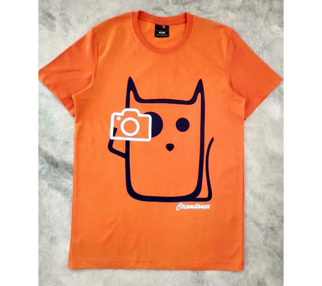 Cartoon printed t shirt for men 
