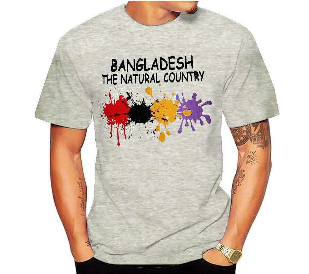 BANGLADESH Gents Half Sleeve Cotton T-Shirt