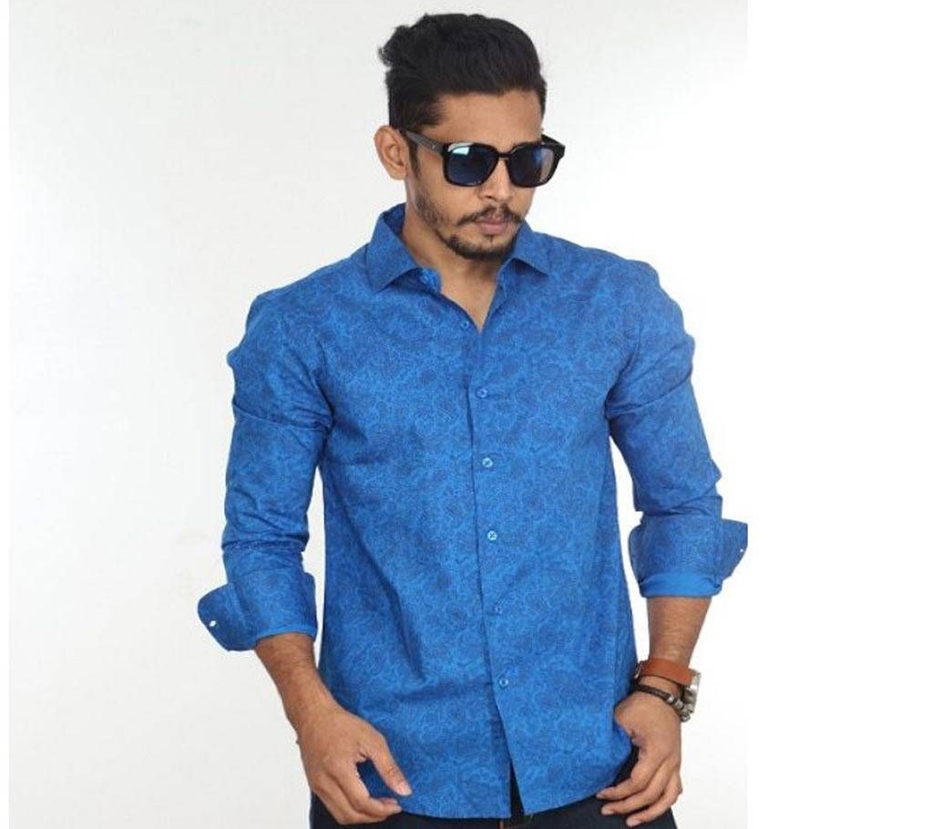 Full Sleeve Casual Slim Fit Shirt-F107