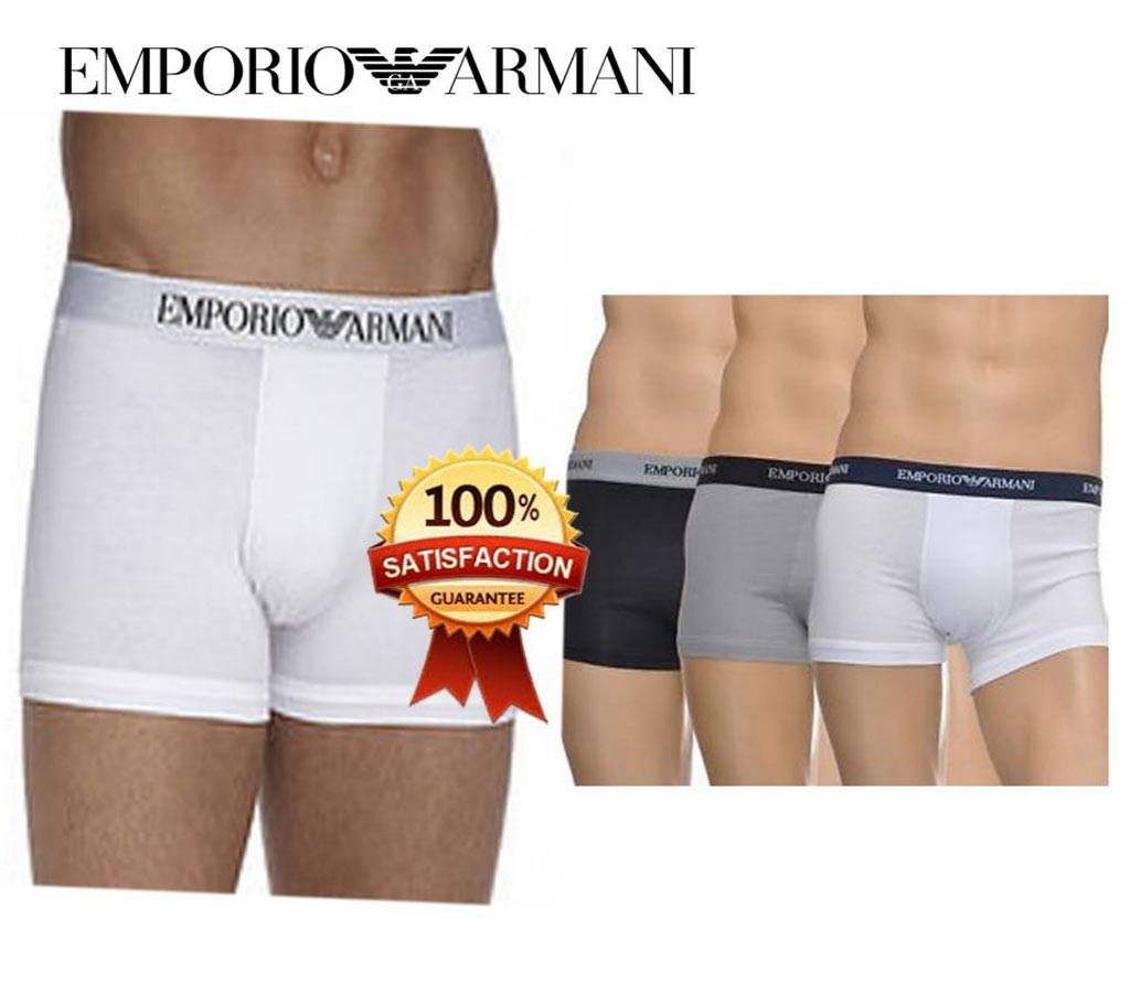 Armani U.W. 2pcs Pack cotton stretch Underwear Boxer