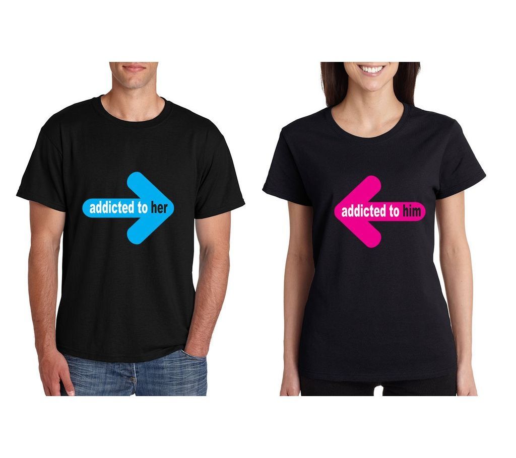 Couple set T -shirt Valentines day