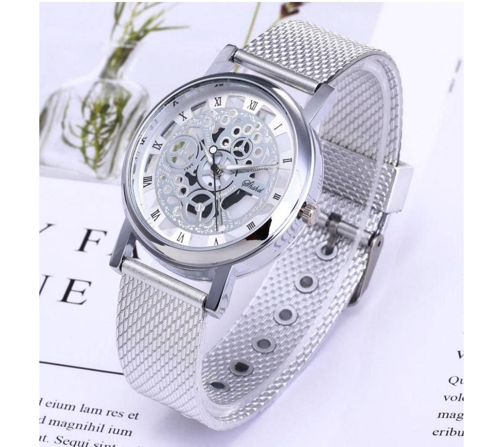 Metallic Mens Fashion Skeleton Watch WSY15898