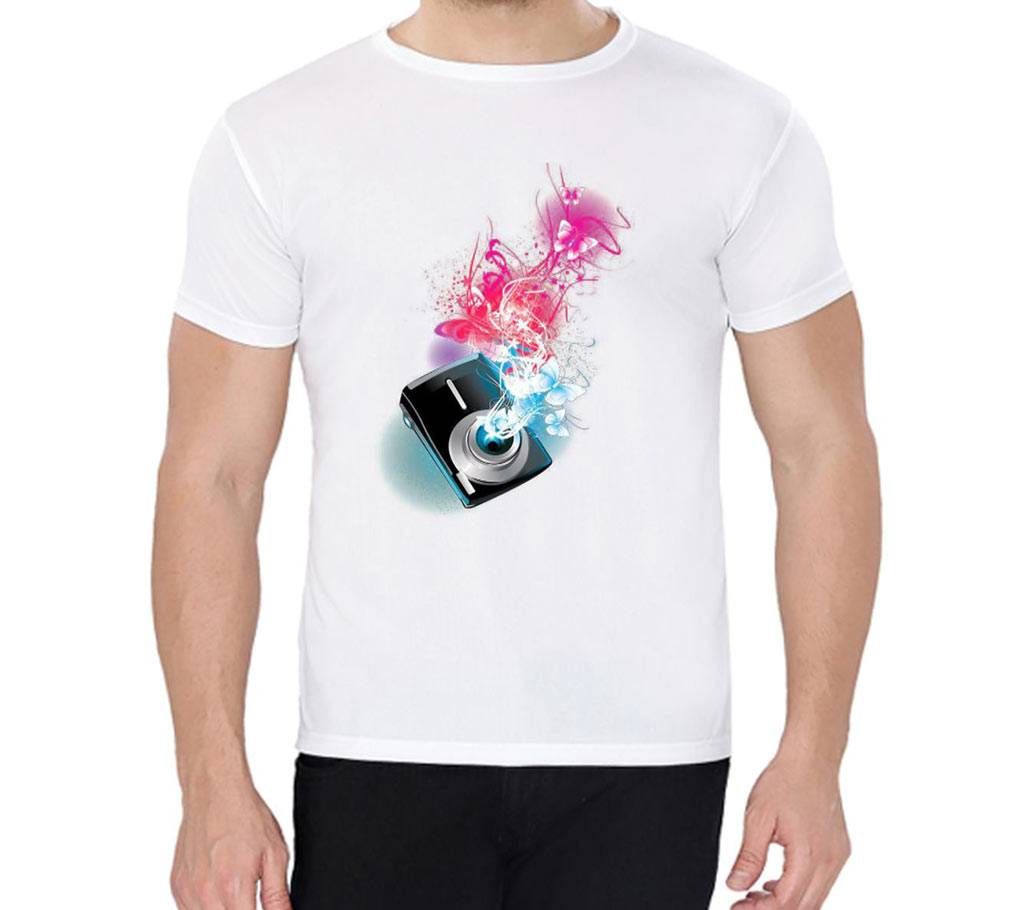 Camera - Half Sleeve T-shirt For Men
