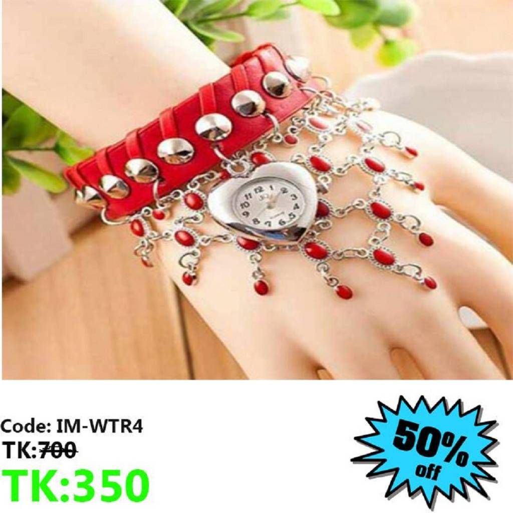 Love shaped ladies watch 