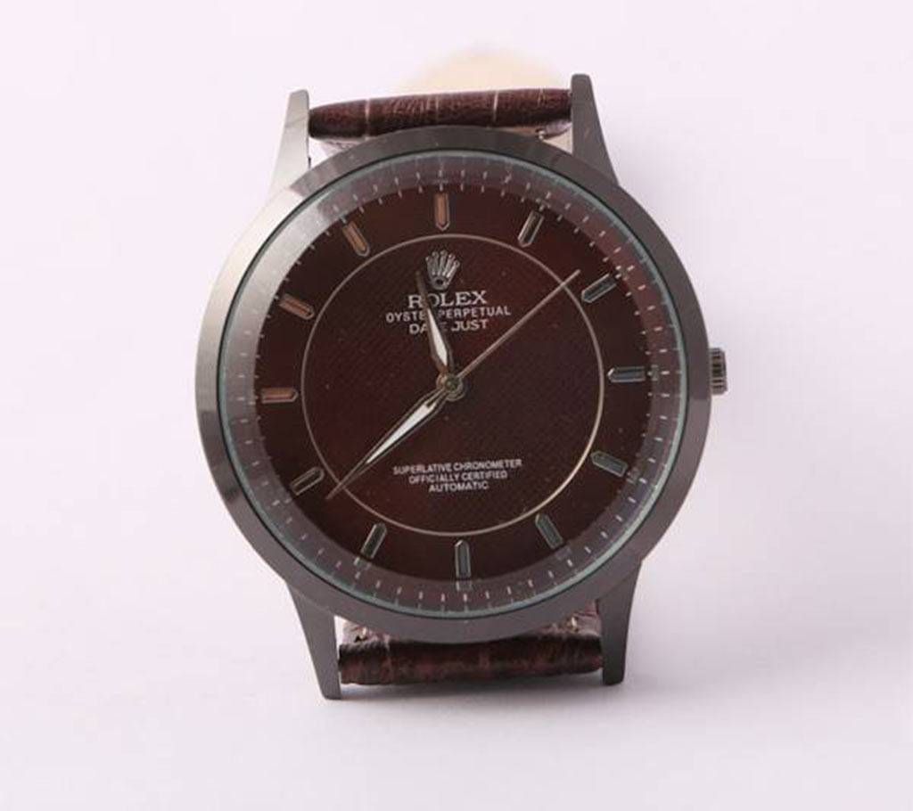 Rolex Men's Wrist Watch - Brown (copy)