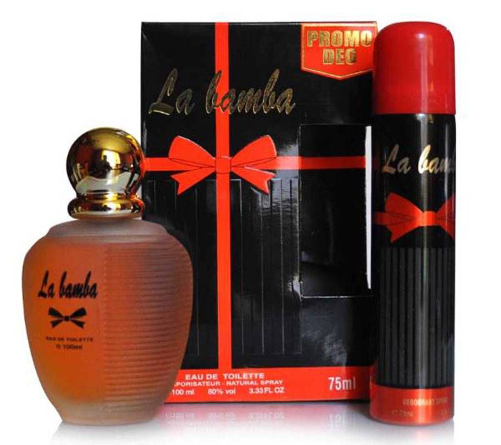 La Bamba Promo Deo Eau De Toilette Perfume & Body Spray Pack for Men