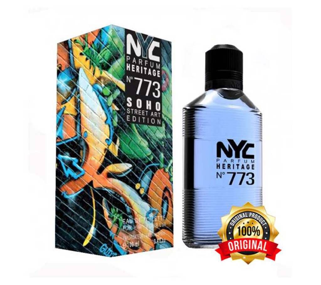 NYC (Made in USA) SOHO ST Art EDP No-773 for MEN
