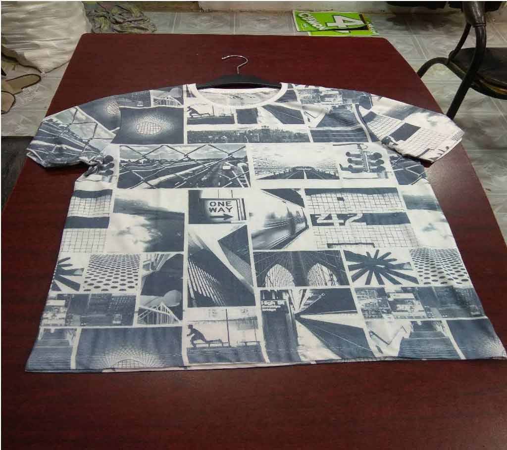 One Way Half Sleeve T-shirt For Men