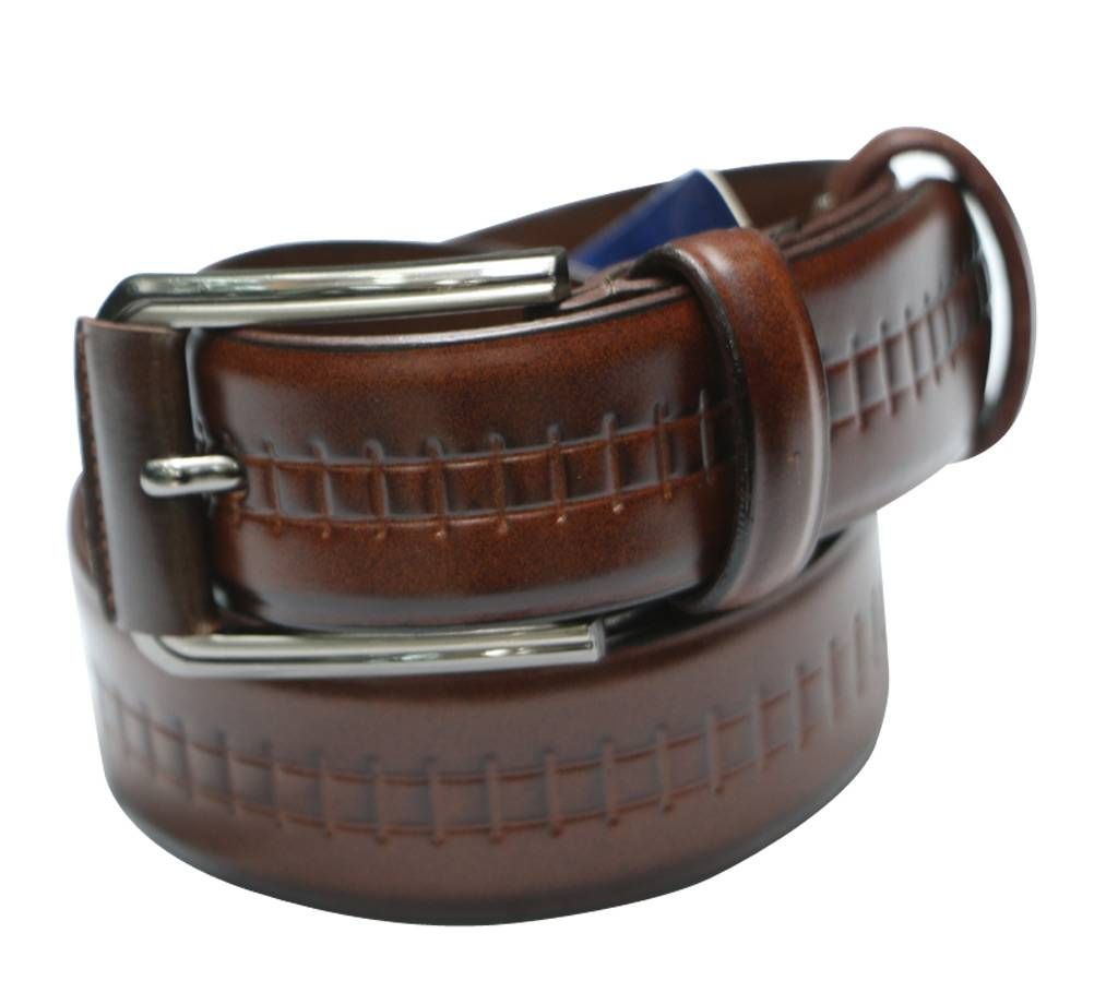 Brown Leather Belt For Men