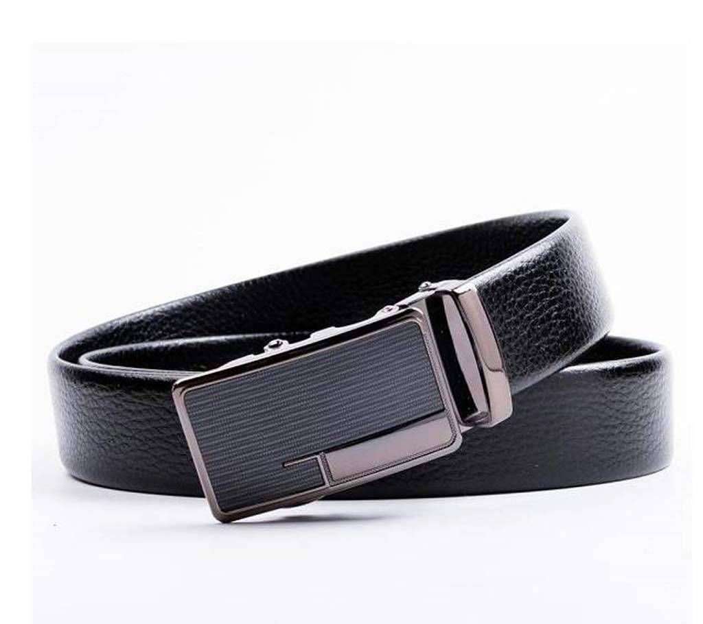 GENT'S LEATHER BELT WITH BUCKLE