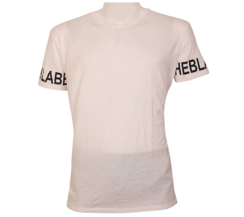 half sleeve round neck cotton t shirt 