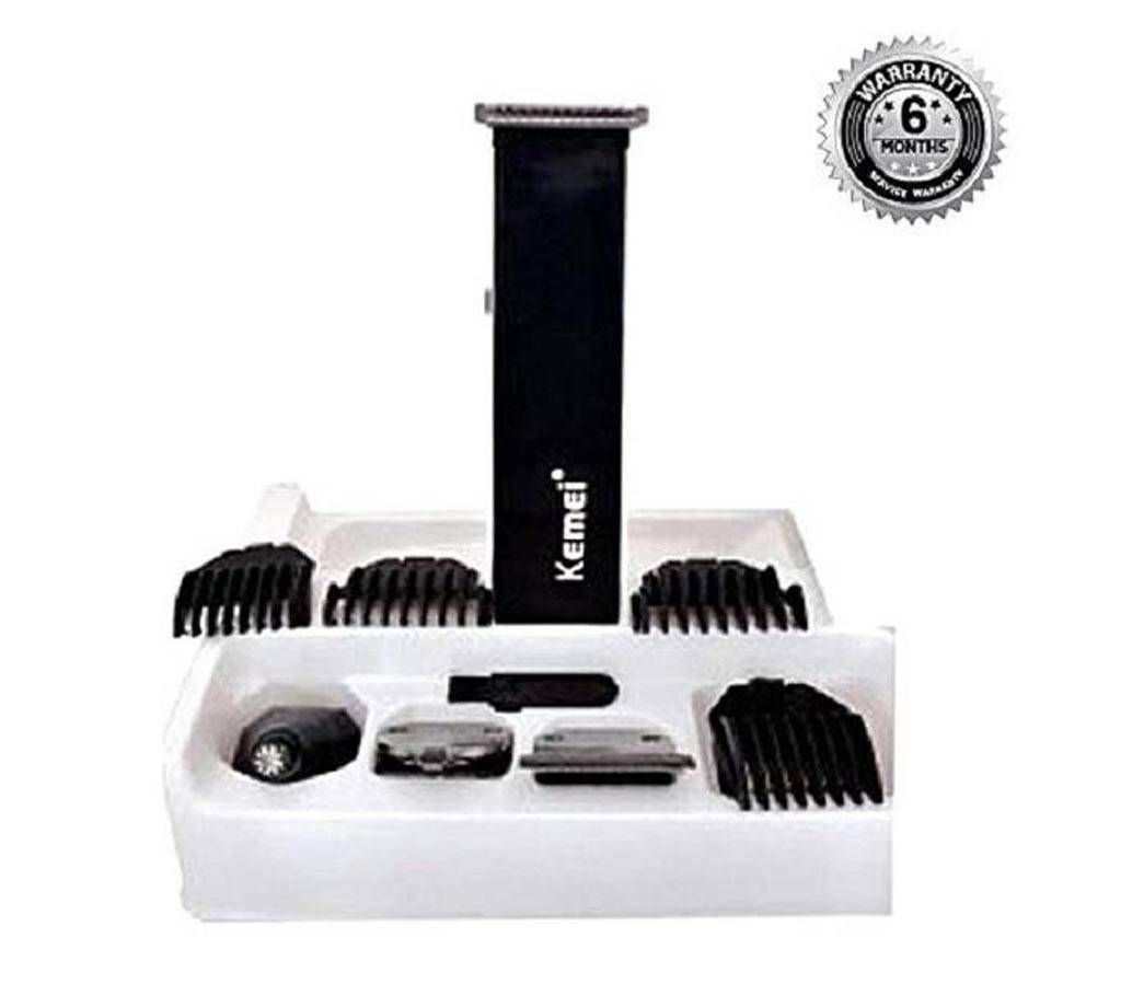 Kemei KM-3580 (4-In-1) Grooming Trimmer/Clipper Set - Black