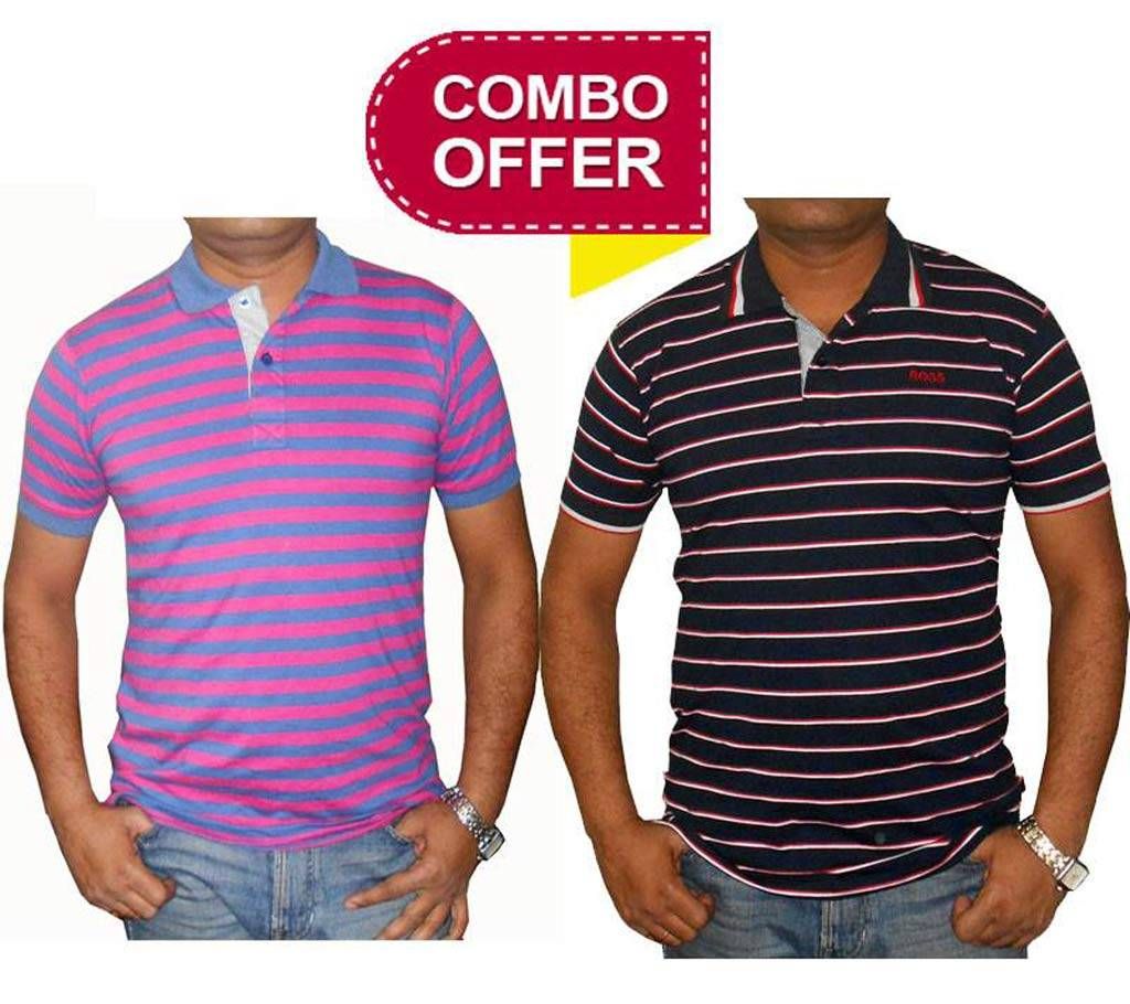 Gents Cotton Polo shirt Combo Offer