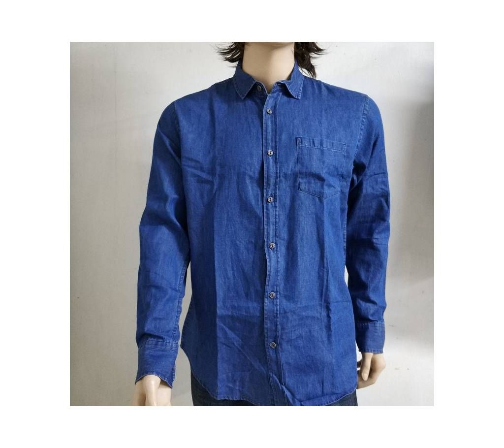 Men's Full Sleeve Denim Shirt -  233