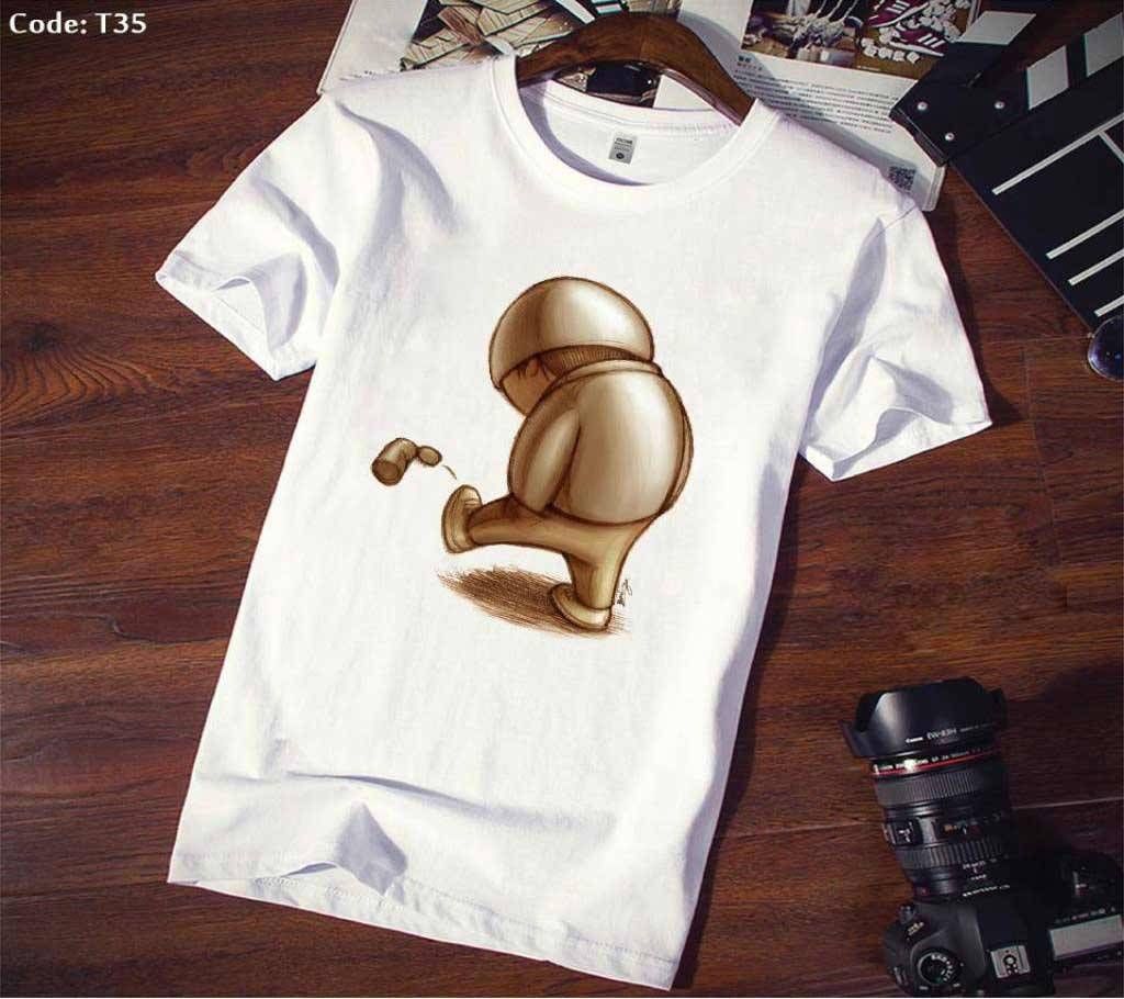 Alone Menz Half Sleeve T-Shirt