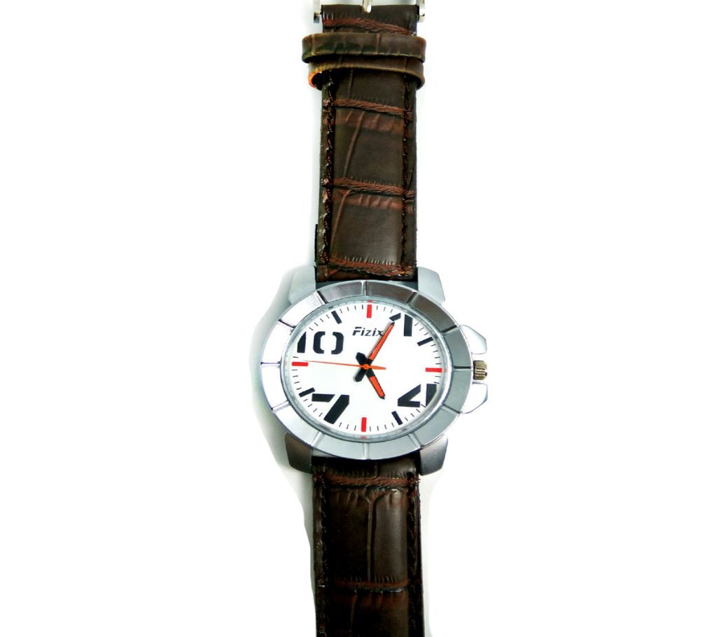 Fizix Timeout Alligator Skin Analog Wrist Watch For Men 